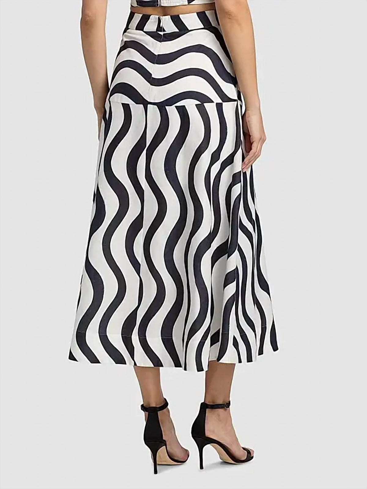 Milly - Lona Printed Midi Skirt