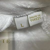 Frette Unisex Velour Shawl Collar Bathrobe in white - men's item - view 6
