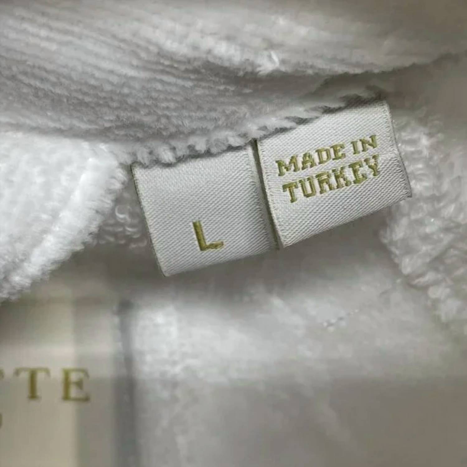 Frette Unisex Velour Shawl Collar Bathrobe in white - men's item - view 6