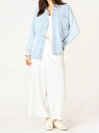 Dex - Long Sleeve Knit Denim Jacket