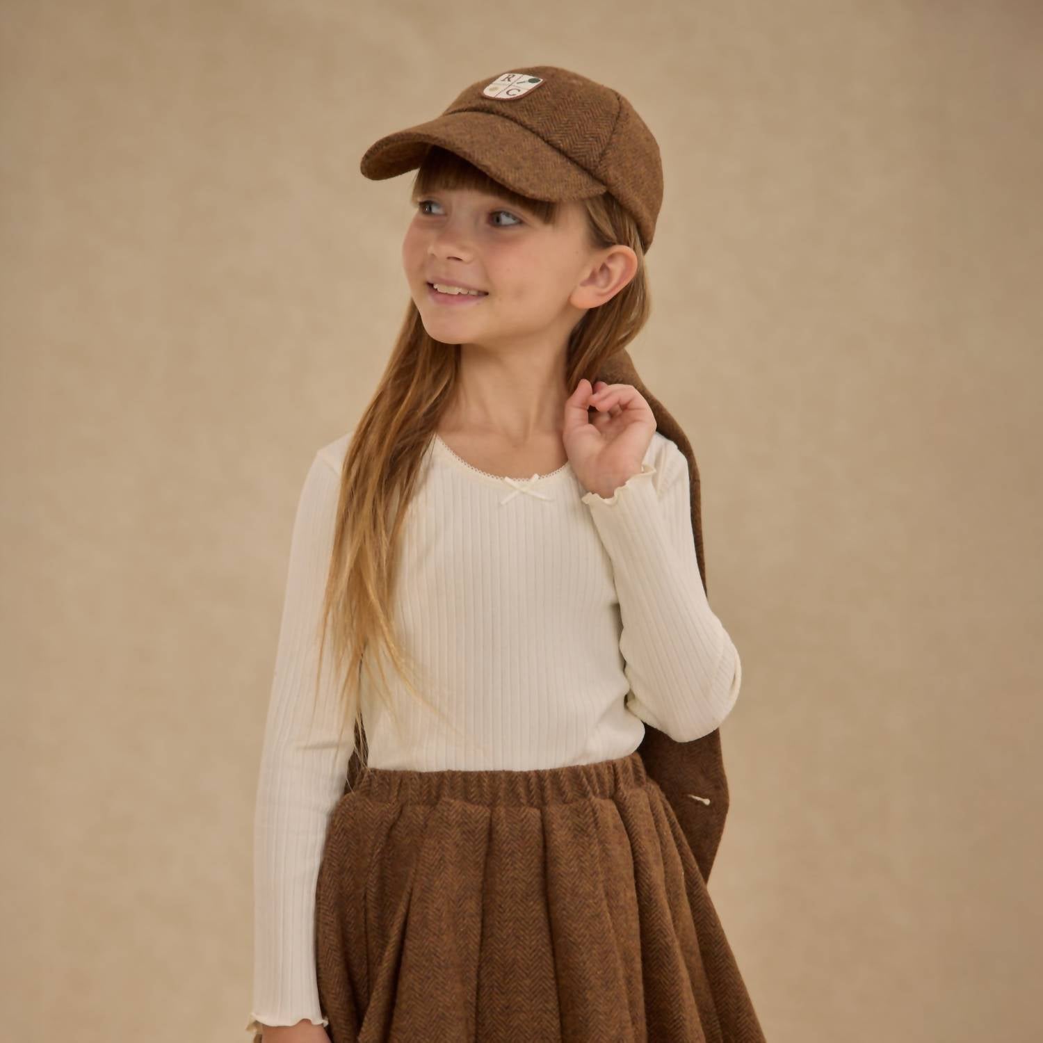 Rylee + Cru - Girl's Ribbed Long Sleeve Top