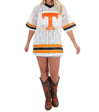 Gameday Couture - Oversized Lace Mesh Fashion Jersey