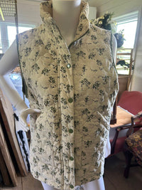 Things Between - Floral Quilted Vest