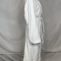 Frette Unisex Velour Shawl Collar Bathrobe in white - men's item - view 4