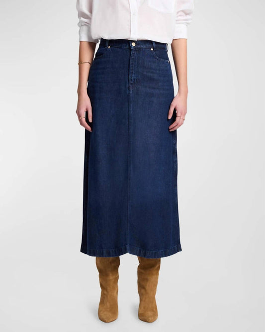 7 For All Mankind - Midi Denim Skirt