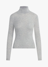 Favorite Daughter Amelia Long Sleeve Top in melange grey 1 - women's long sleeve top - view 4