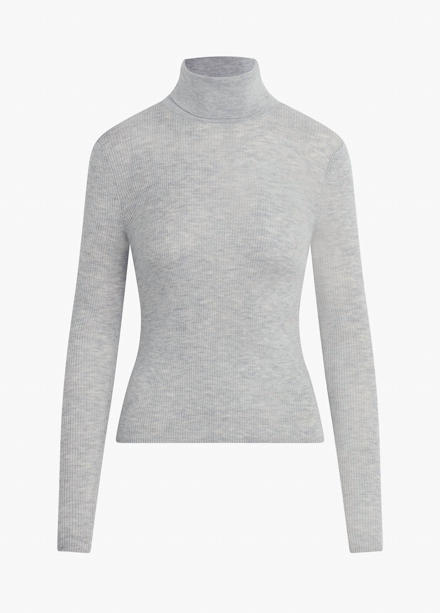Favorite Daughter Amelia Long Sleeve Top in melange grey 1 - women's long sleeve top - view 4