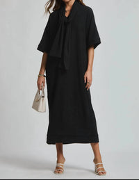 Dear Scarlett - Relaxed Fit Ribbed Maxi Dress