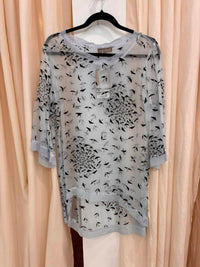 Yauvan Clothing - Birds Sheer Blouse