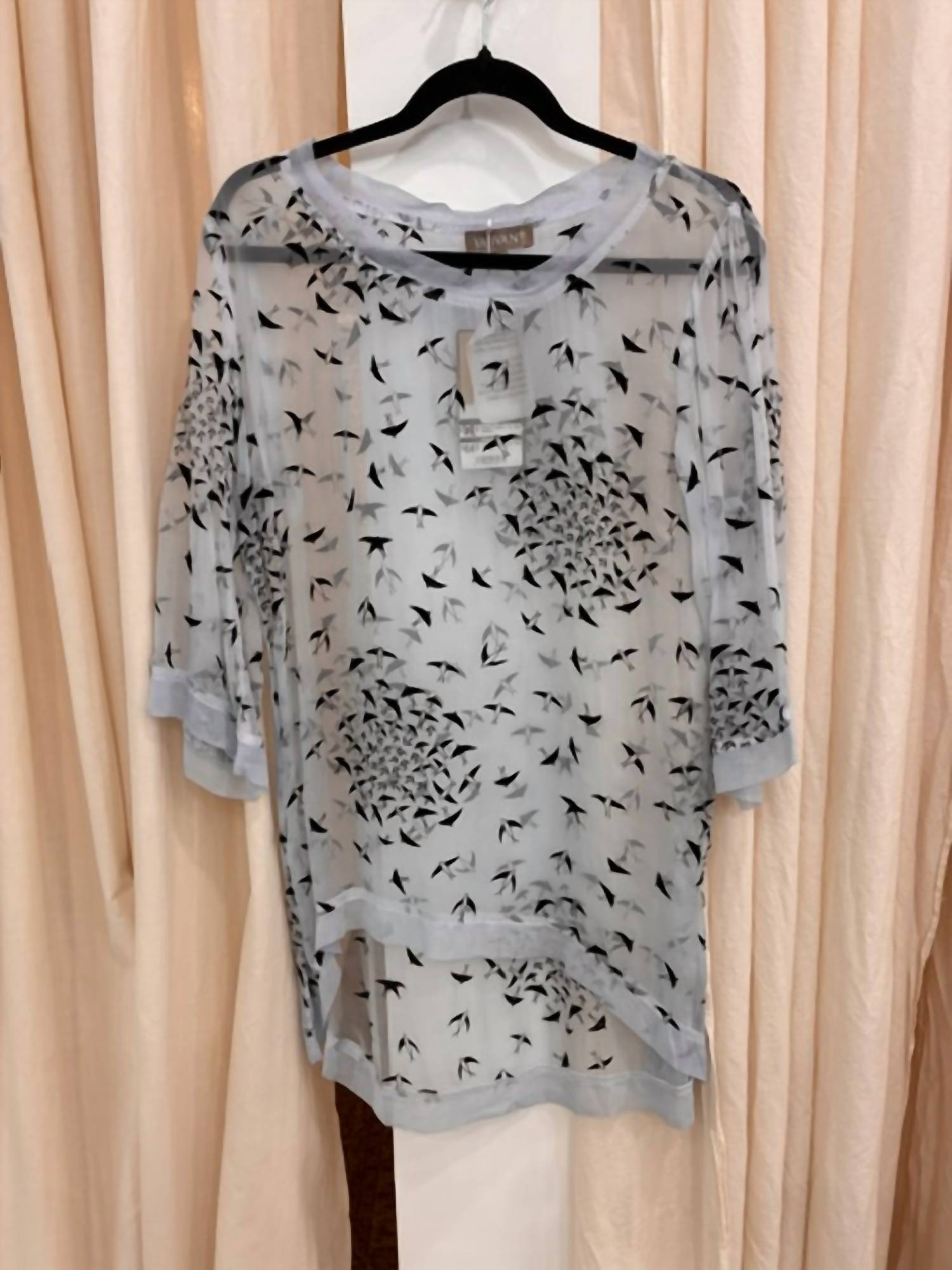 Yauvan Clothing - Birds Sheer Blouse
