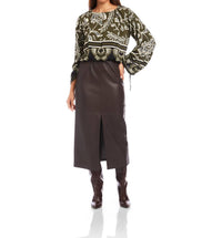 Fifteen Twenty - Serafina Adjustable Drawstring Cuffs Top