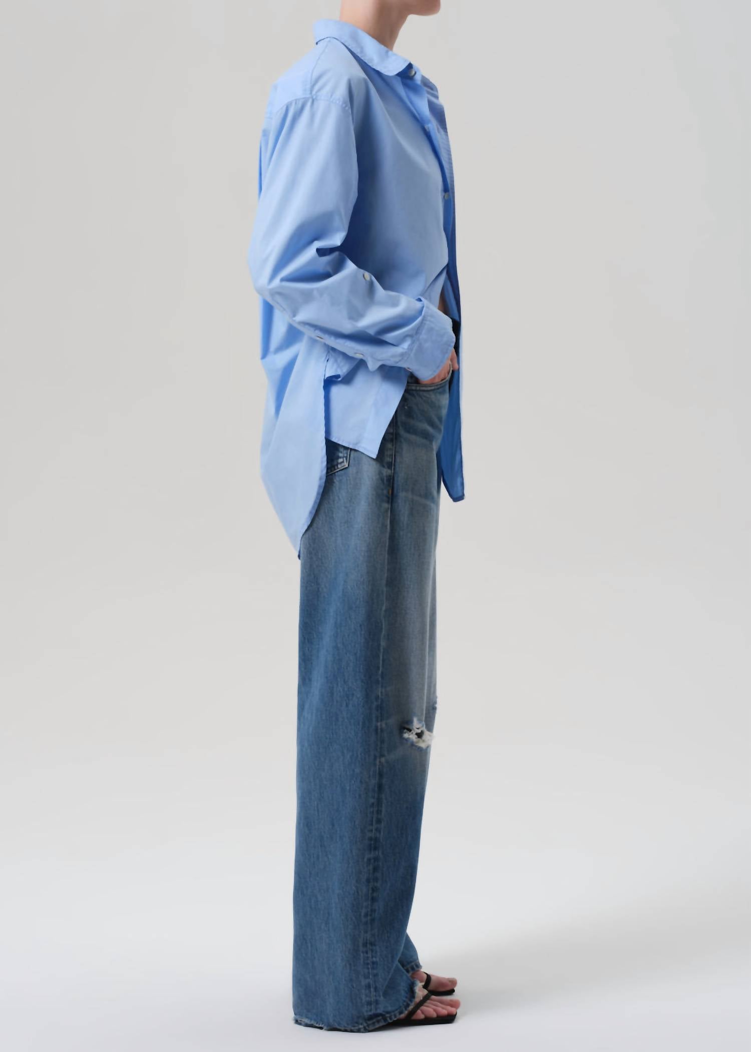 Citizens of Humanity Women's Ayla Baggy Jeans in solano - women's jeans - alternate view