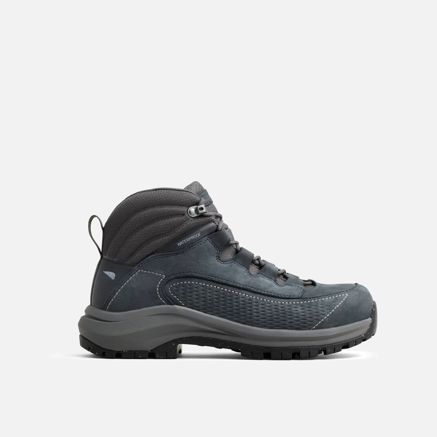 Red Wing Shoes Women's Apex Waterproof Safety Toe Boot in gray - women's shoe - detail view