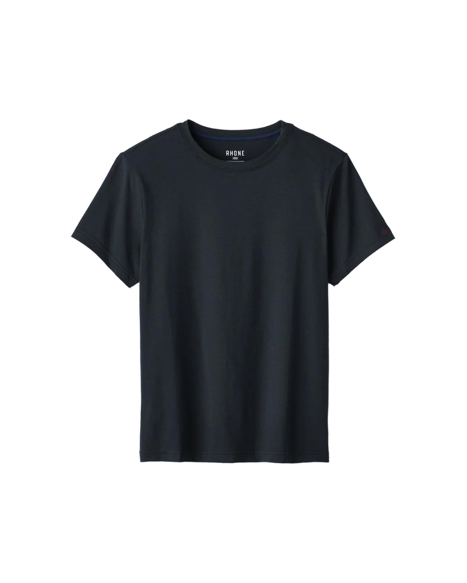 RHONE Men's Element Tee in black - men's t-shirt
