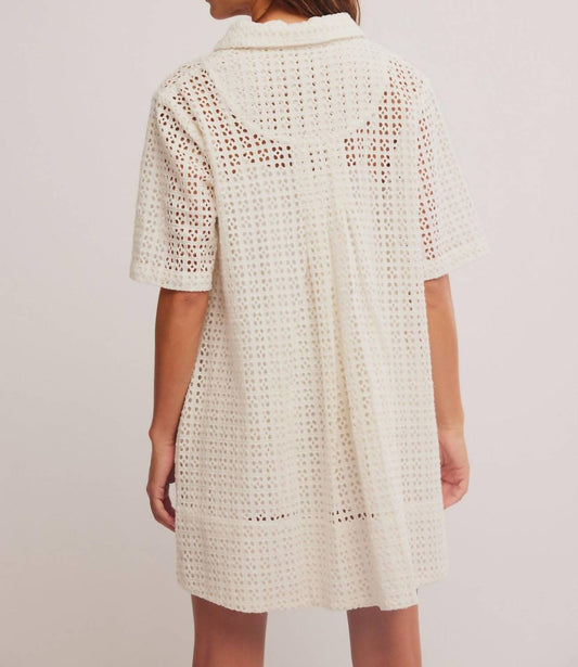 Free People - Remino Eyelet Mini Dress