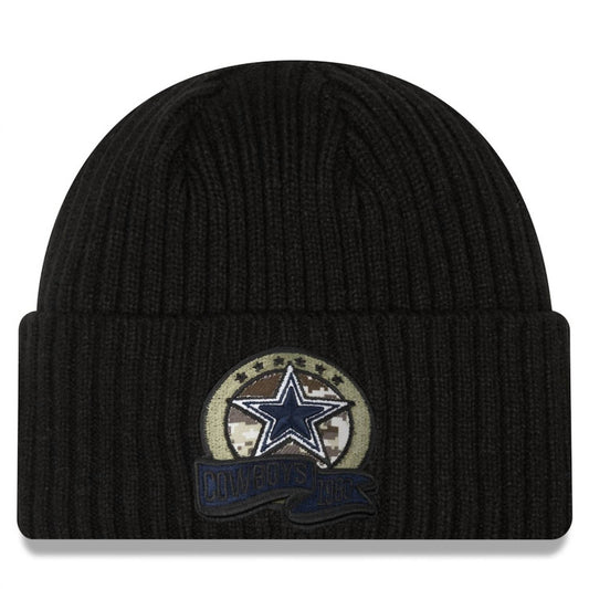 New Era - Men's Dallas Cowboys New Era 2022 Salute To Service Knit Hat