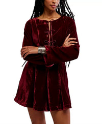 Free People - Linney Velvet Mini Dress