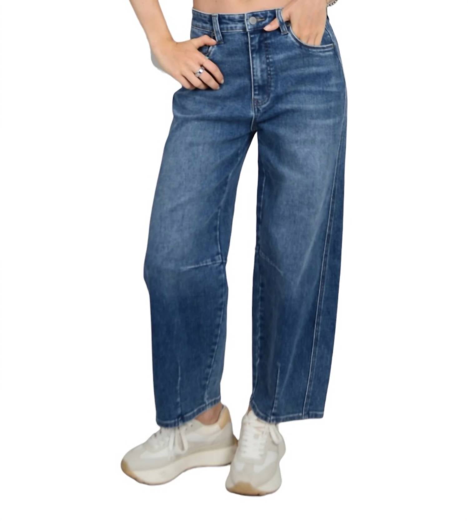 Rd Style - Barni Stretch Denim Barrel Pant