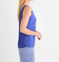 Nic + Zoe - Day Gloss Woven Scoop Tank Top