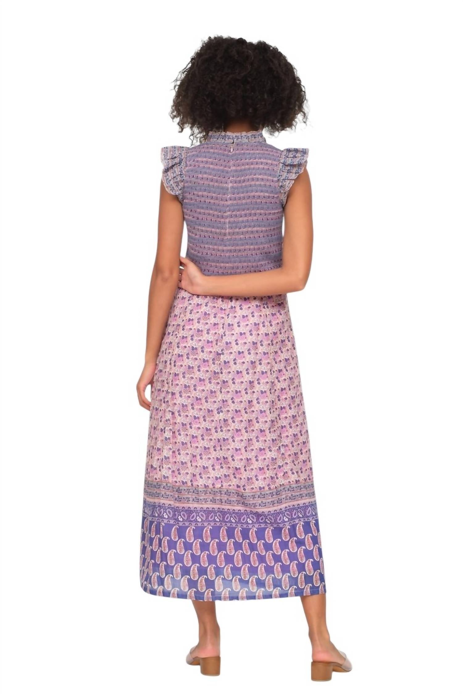 Sea - Bianca Smocked Midi Dress