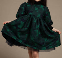 Petite Hailey - JACQUARD BALLOON DRESS