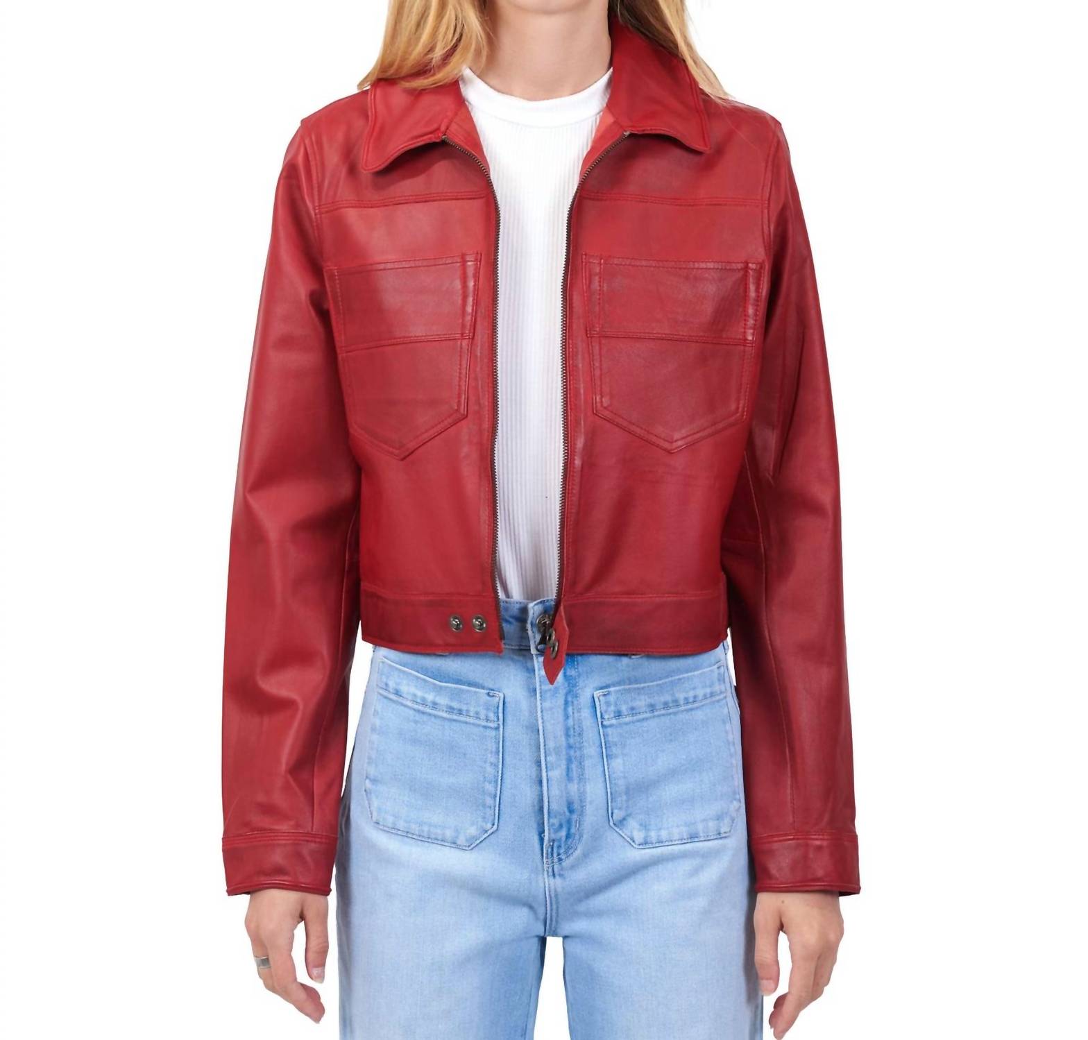 Jkt Nyc - Hayden Vintage Waxed Leather Jacket