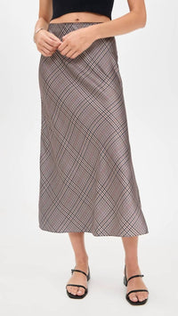 Vince - Pressed Shaped Hem Skirt