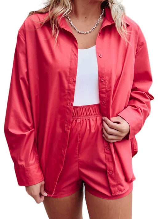 Emory Park - High Rise Side Slit Shorts