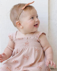 Quincy Mae - Girls Smocked Jersey Dress