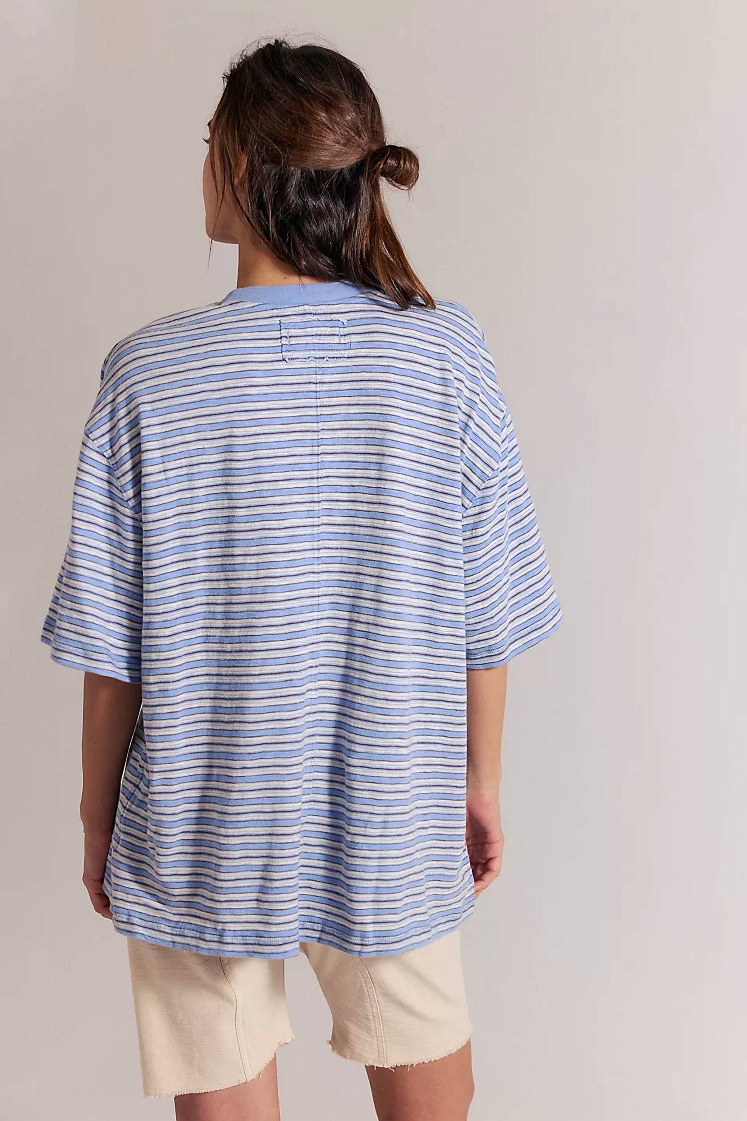 Free People - ALL LOVE STRIPE POCKET TEE