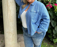 Nic + Zoe - All-around Shirt Jacket - Plus Size