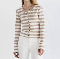 Rag & Bone - Knit Wide Rib Stripe Cardigan