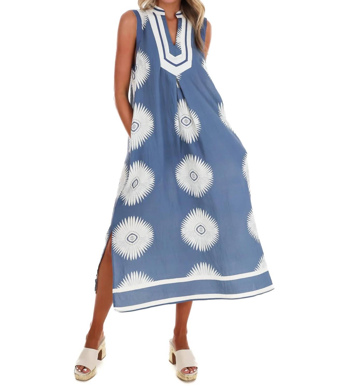 Umgee - Abstract Beauty Midi Dress