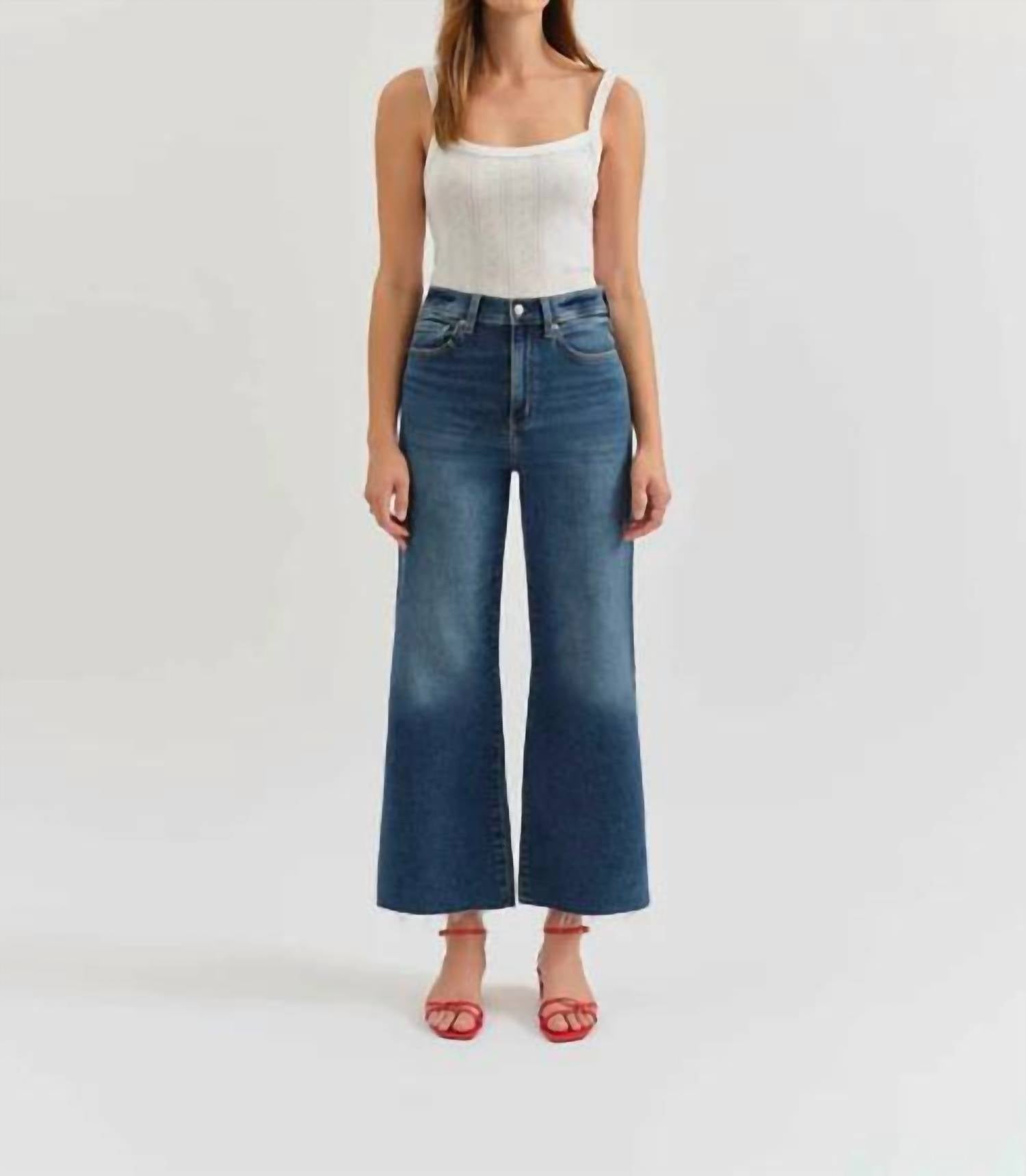 Daze - Pleaser Uptown Wide Leg Jeans