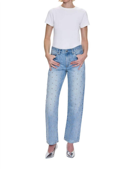 Pistola - Lexi Bowed Straight Leg Jeans