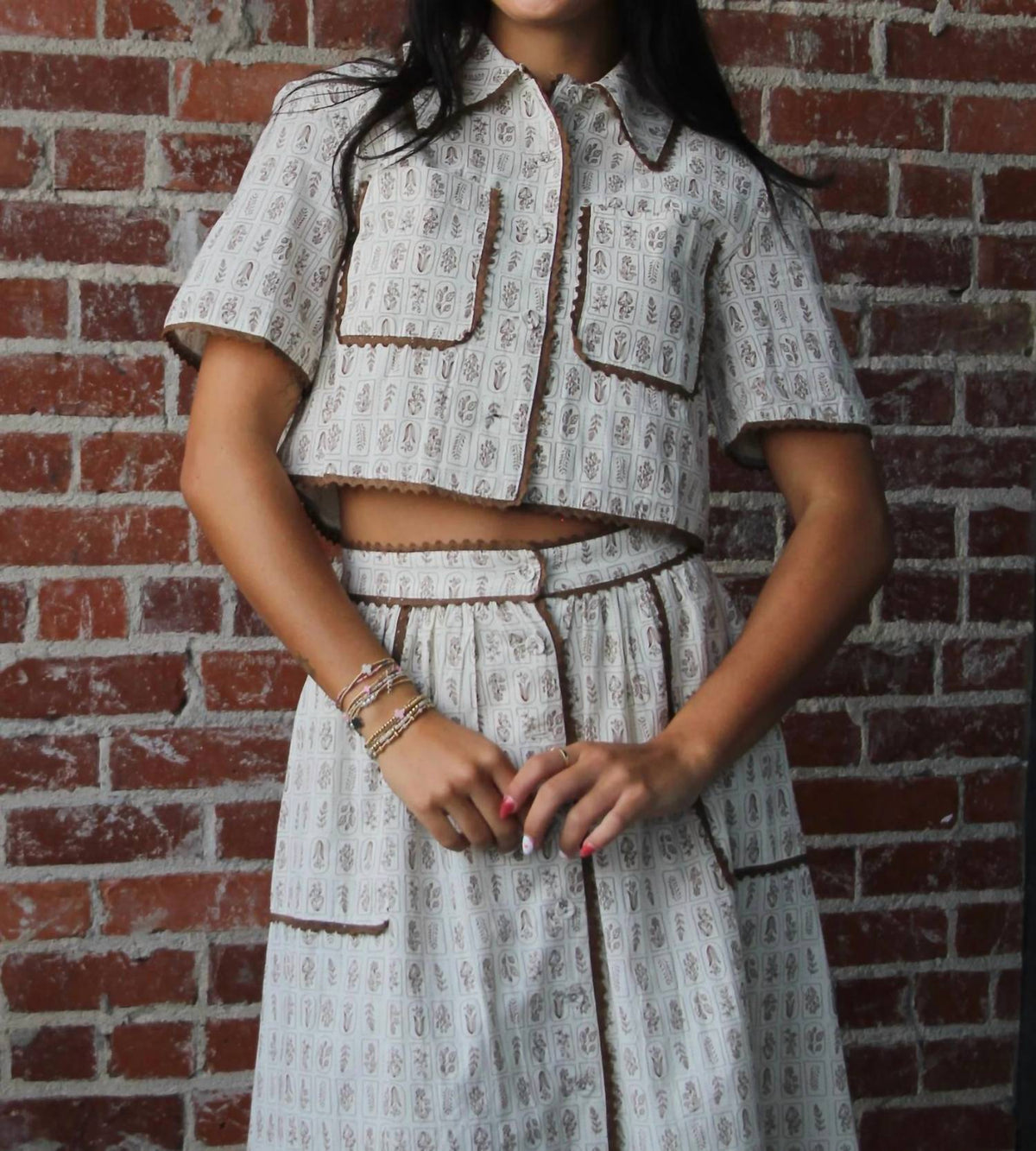 Aureum - Devin Floral Top