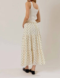Sunday Edition - Mixed Media Dotted Dress