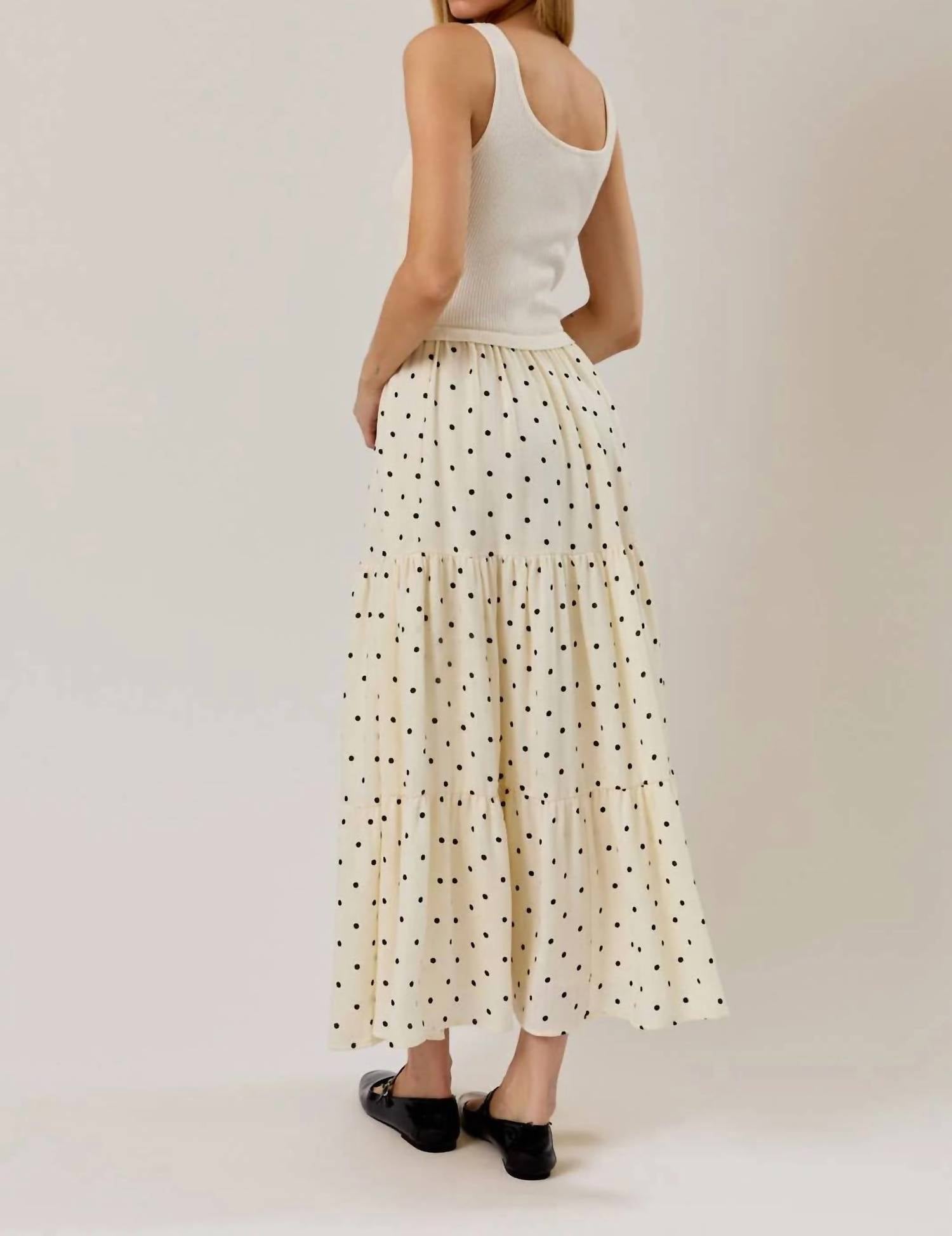 Sunday Edition - Mixed Media Dotted Dress