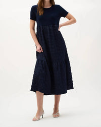 Joseph Ribkoff - Bubble Jacquard Midi A-line Dress