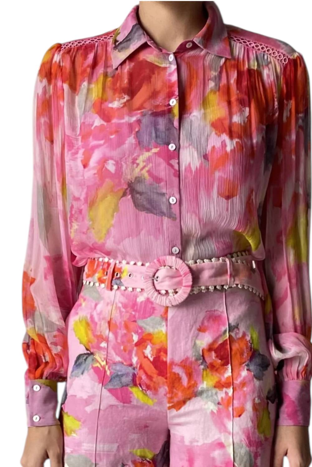 Hemant & Nandita - Rosa Boho Top With Cami