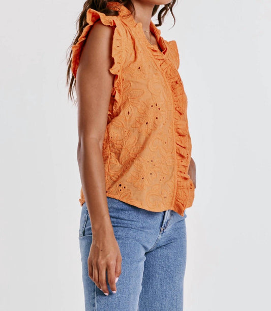 Dear John Denim - Ellie Sleeveless Ruffle Top