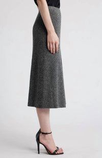 KOBI HALPERIN Women's Femi Skirt in heather black - women's skirt - alternate view