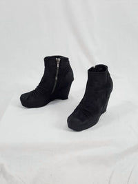 Rick Owens - Women's Suede Wedge Boot