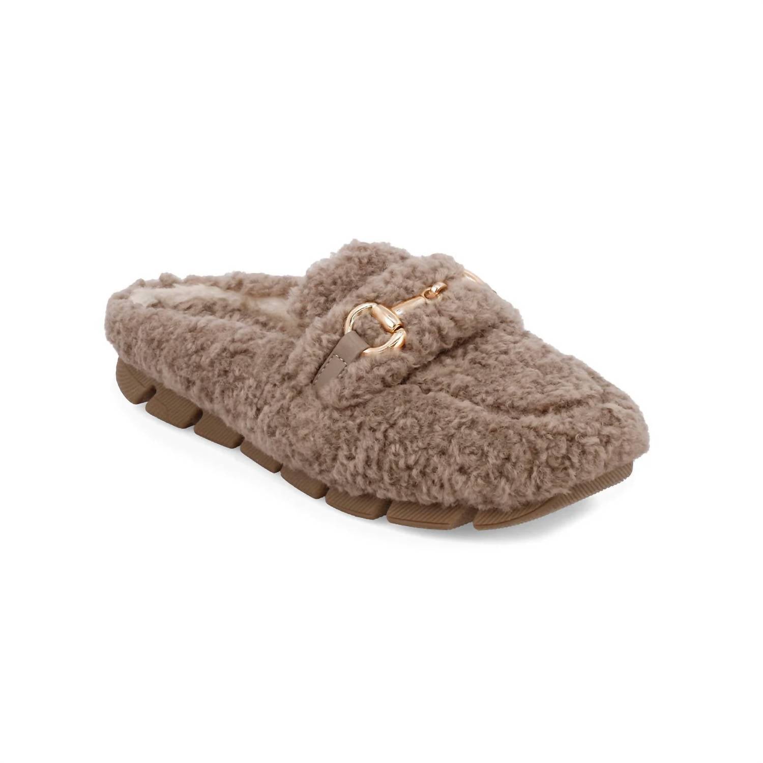 Mia - Women's Sherling Slip On Loafers