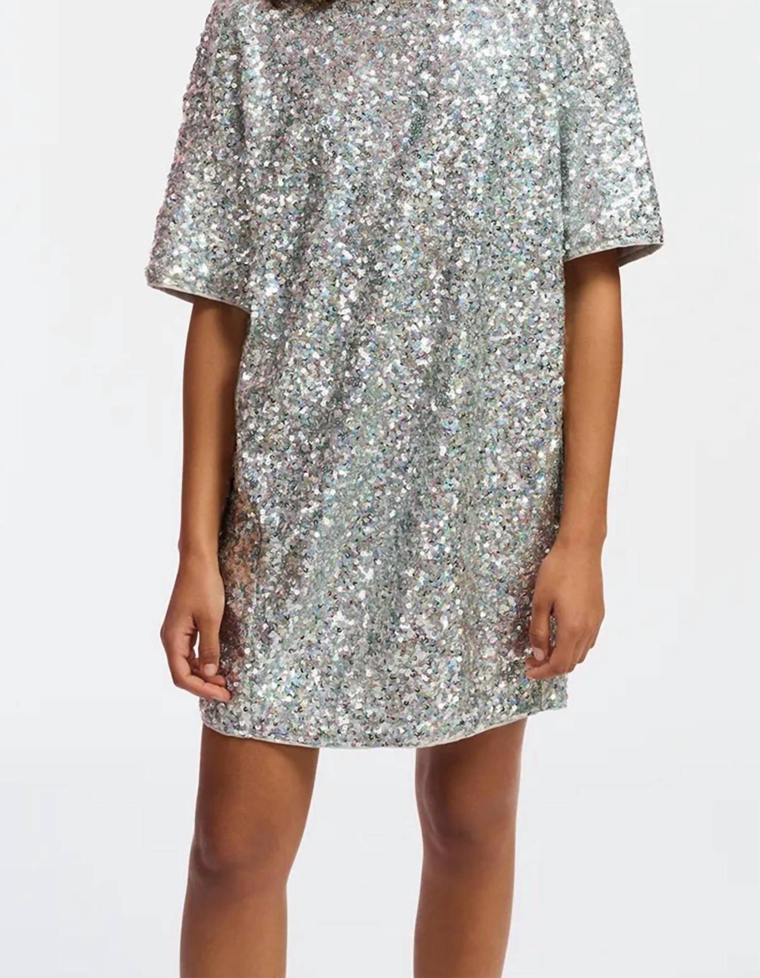 Essentiel Antwerp - Felt Sequin-embellished Mini Dress