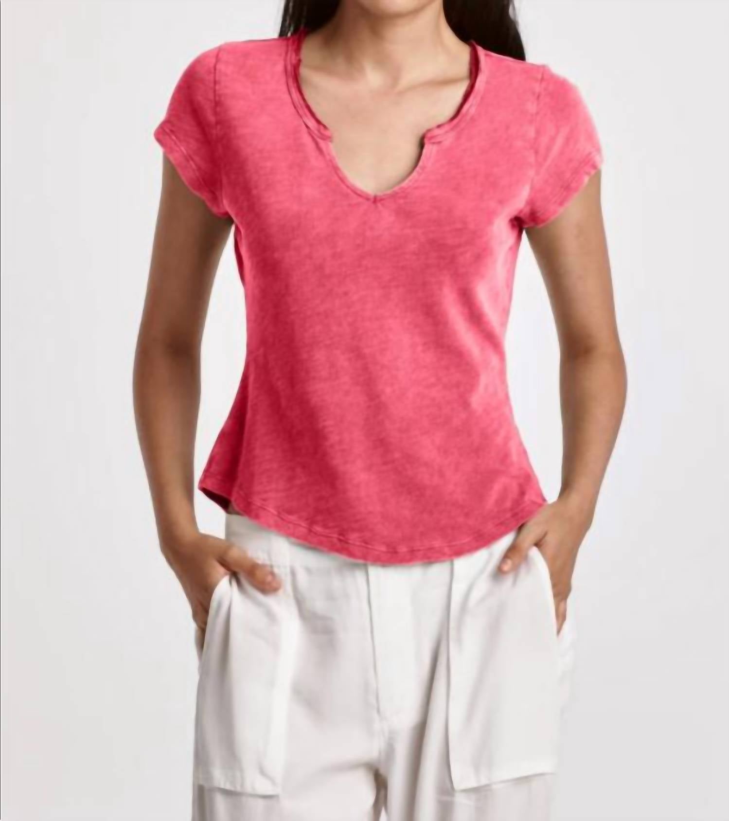 Dear John Denim - Notch Neck Slub Tee