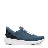 kizik Men's Athens Slip-on Sneaker in deep sea - men's sneaker - detail view