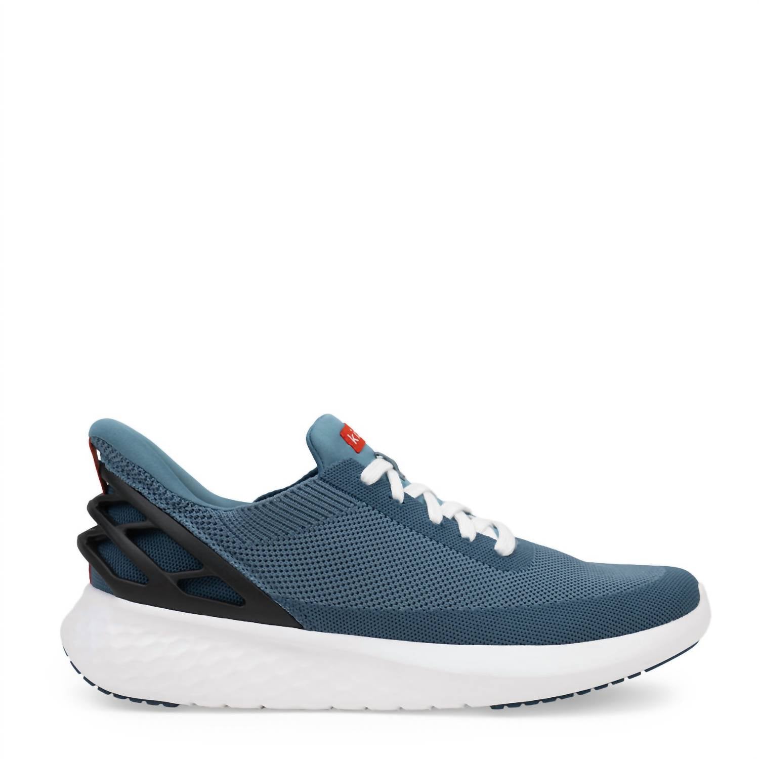 kizik Men's Athens Slip-on Sneaker in deep sea - men's sneaker - detail view