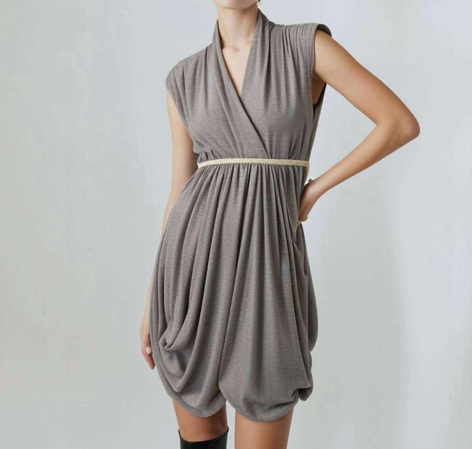 Tough Luv - Lace Sleeve Goddess Pocket Dress