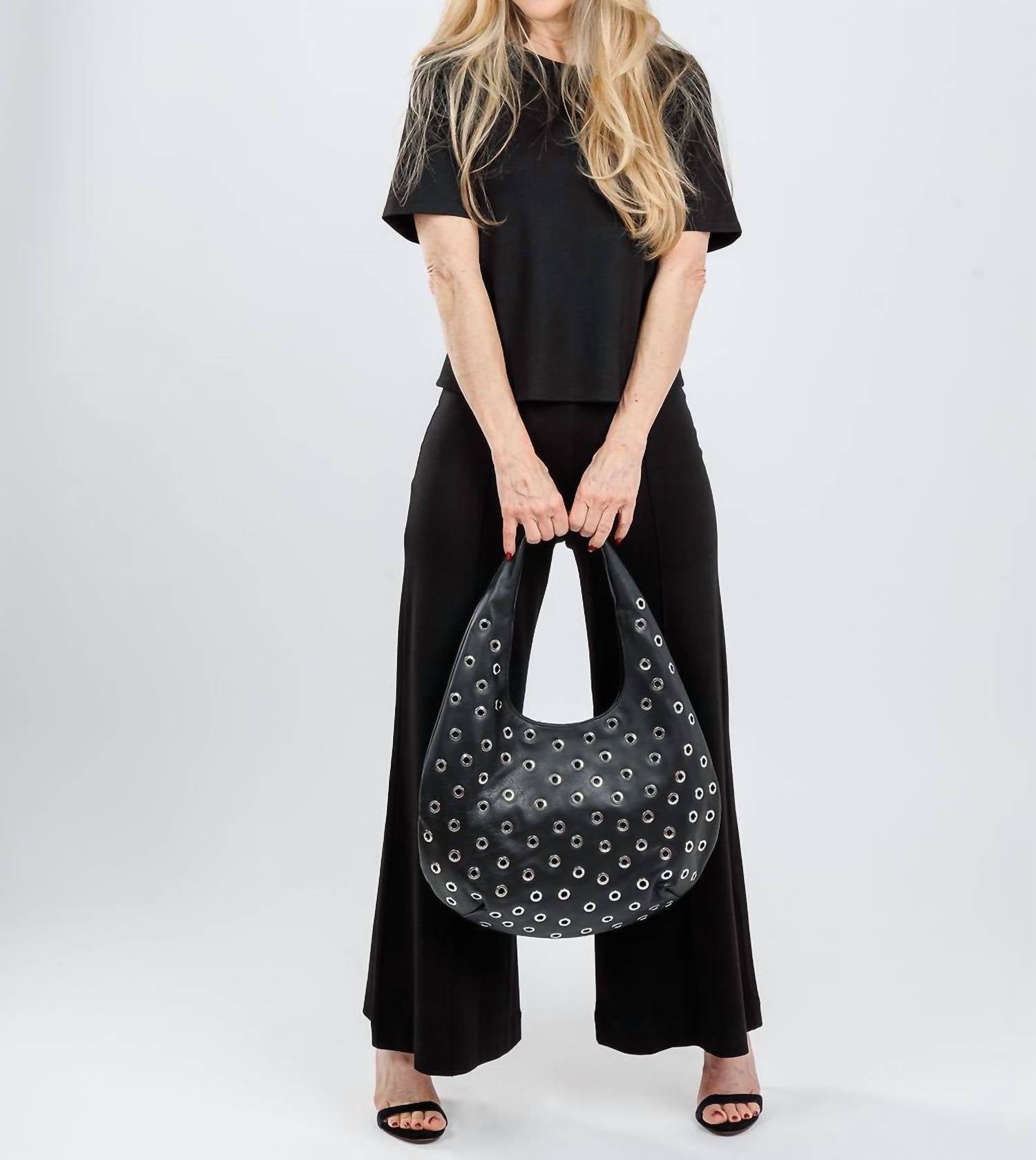B-Low The Belt - Women's Gia Grommet Leather Hobo Bag